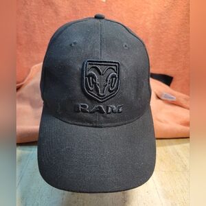 Black Dodge RAM Baseball Cap